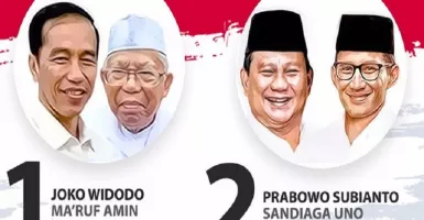 Real Count KPU Jam 19.00: Jokowi 55,01% & Prabowo 44,99%