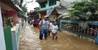 Banjir di Cililitan Mulai Surut