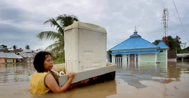 13 Ribu Orang Terdampak Banjir di Bengkulu