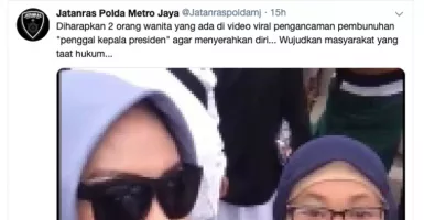 Polisi Minta Ibu di Video “Penggal Kepala Jokowi” Serahkan Diri