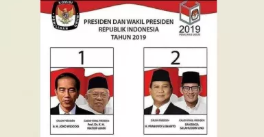 Data Situng sudah 82%, Jokowi-Ma'aruf Tetap Unggul
