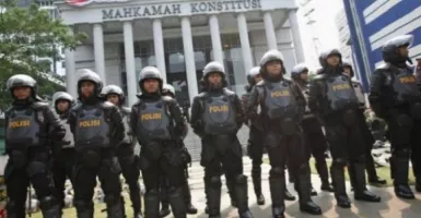 Jelang Gugatan Prabowo-Sandi, Jalan Depan Gedung MK Ditutup