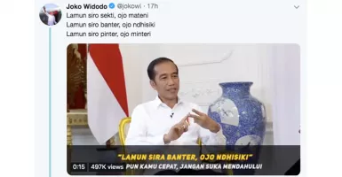 Blak - Blakan Jokowi Soal Pegangan Hidupnya dari Filosofi Jawa