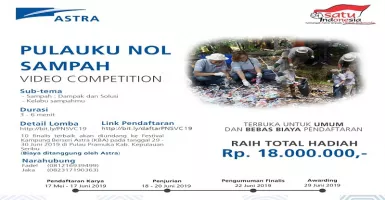 Astra International Gelar Video Kompetisi 'Pulauku Nol Sampah'
