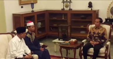 Juara MTQ Internasional Syamsury Firdaus Bertemu Jokowi di Istana