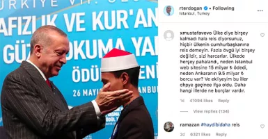 Erdogan Unggah Foto Juara MTQ Internasional Syamsuri Firdaus