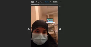 Annisa Pohan Unggah Foto Sedang di Ruang Perawatan Ani Yudhoyono