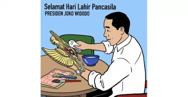 Hari Lahir Pancasila, Presiden Jokowi Beri Ucapan di Instagram