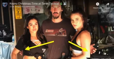 Banjir Pujian, Keanu Reeves Tak Menyentuh Fans Wanita Saat Foto
