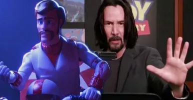 Si Ganteng Keanu Reeves Isi Suara Duke Caboom di Film Toy Story 4