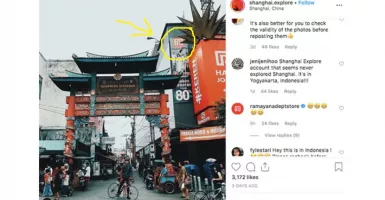 Jogja Disebut Shanghai oleh akun IG Ini, Netizen : Ada R*mayana!