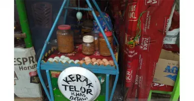 Pedagang Setu Babakan Ramaikan Pameran Kuliner Betawi
