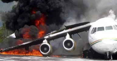 Pesawat Terbakar di Runway Bandara Adisutjipto, Ternyata Simulasi