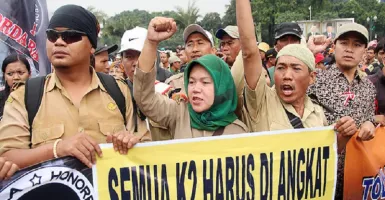 Prabowo Kalah, Honorer K2 Hanya Berharap Pertolongan Allah