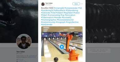 Video Robot Bermain Bowling ini Jadi Sensasi di Jagat Maya