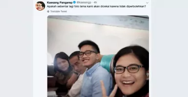 Kaesang Unggah Foto di Dalam Pesawat, Ini Komentar Kocak Netizen