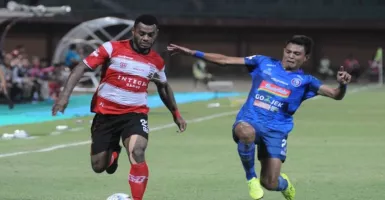 Gol Andik Bawa Madura United Raih Kemenangan Saat Hadapi Arema FC