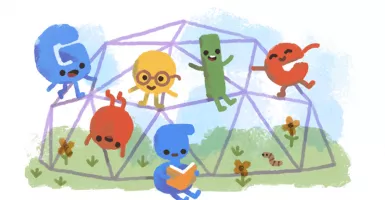 Google Doodle Hari Ini Bertemakan Hari Anak Nasional