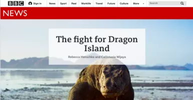 Wacana Penutupan Pulau Komodo Dibahas Media Inggris BBC