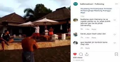 Viral, Turis Asing Todongkan Pisau ke Warga di Bali