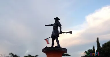 Ini Sosok Patung Pahlawan Kemerdekaan dari Gorontalo