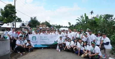 Bantu Akses Air Bersih, Starbucks Indonesia Kerahkan 250 Karyawan Gotong Royong di Lombok