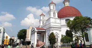 Heboh Kubah Gereja Jatuh di Semarang, Ternyata...