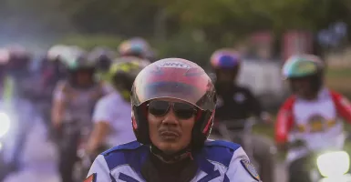 Promosi Safety Riding dan Potensi Pariwisata, Ratusan RX King Serbu Kota Selat Panjang