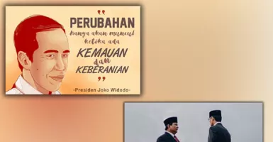 Jelang Debat Terakhir, Ini Postingan Jokowi dan Prabowo di Media Sosial