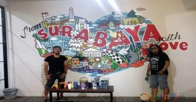 Mempercantik Kota Surabaya dengan Lukisan Mural