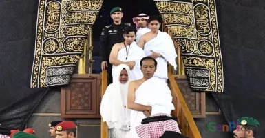 Presiden Jokowi dan Keluarga Masuk ke Dalam Kakbah Saat Umrah