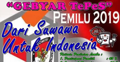 Meriahkan Pemilu 2019, Suwawa Gelar Lomba TPS