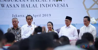 Presiden Jokowi Resmikan Halal Park di GBK
