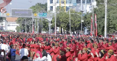 24 Ribu Penari ‘Joged Semarangan’ Pecahkan Rekor Leprid
