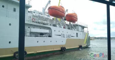 KM Sabuk Nusantara 83 Menuju Pulau Terluar Kepri Mulai Berlayar