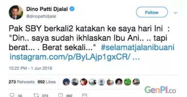 Curhat SBY: Saya Sudah Ikhlaskan Bu Ani, Tapi Berat, Berat Sekali