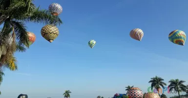 Balon Udara Semarakkan Lebaran Wonosobo