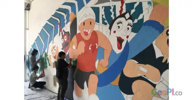 Sambut HUT Jakarta, Terowongan Kendal Meriah Dihiasi Seni Mural
