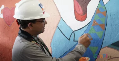 Manjakan Pejalan Kaki, Anies Resmikan Mural di Terowongan Kendal