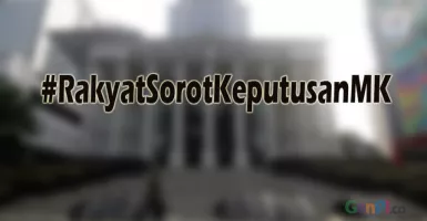 Tagar #RakyatSorotKeputusanMK Jadi Trending Topic di Twitter