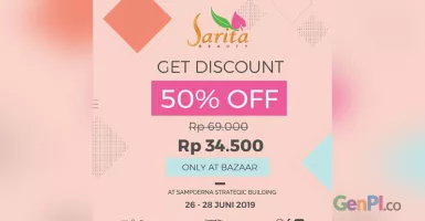 Diskon 50%, Sarita Beauty Hadir Di Bazaar Sampoerna Strategic