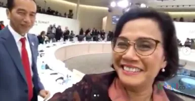 Sri Mulyani Ajak Jokowi Ngevlog di Ruang Sidang G20