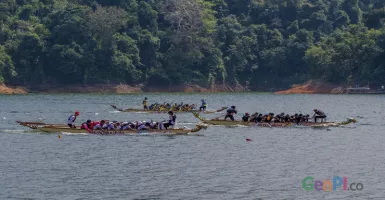 11 Negara Bersaing Ketat di Kejuaraan Festival Perahu Naga Kampar