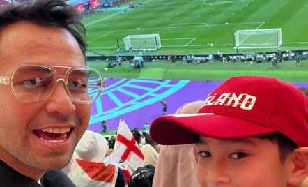 Nonton Piala Dunia 2022, Rafathar Ketemu Banyak Penggemarnya di Qatar - GenPI.co