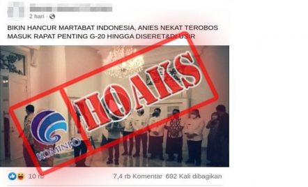 Anies Baswedan Diusir Karena Terobos Rapat G20, Hoaks! - GenPI.co