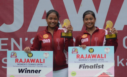 Kalahkan Kembarannya, Fitriana Sabrina Juara Rajawali Women's Tennis Open 2022 - GenPI.co