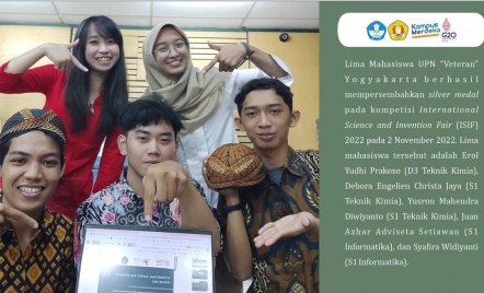 5 Mahasiswa UPN Veteran Yogyakarta Raih Perak Kompetisi Internasional - GenPI.co