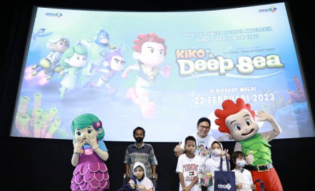 Nobar Kiko In the Deep Sea Dihadiri Puluhan Anak Difabel - GenPI.co