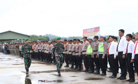 Ribuan Personel Gabungan Kepung Kalimantan Utara untuk Menjaga Jokowi - GenPI.co