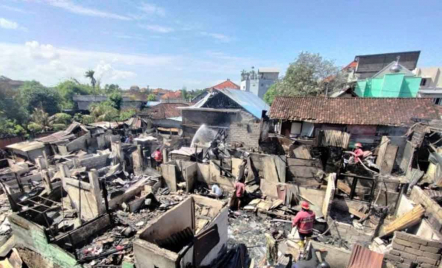 30 Rumah Warga Ludes Akibat Kebakaran di Denpasar Bali - GenPI.co